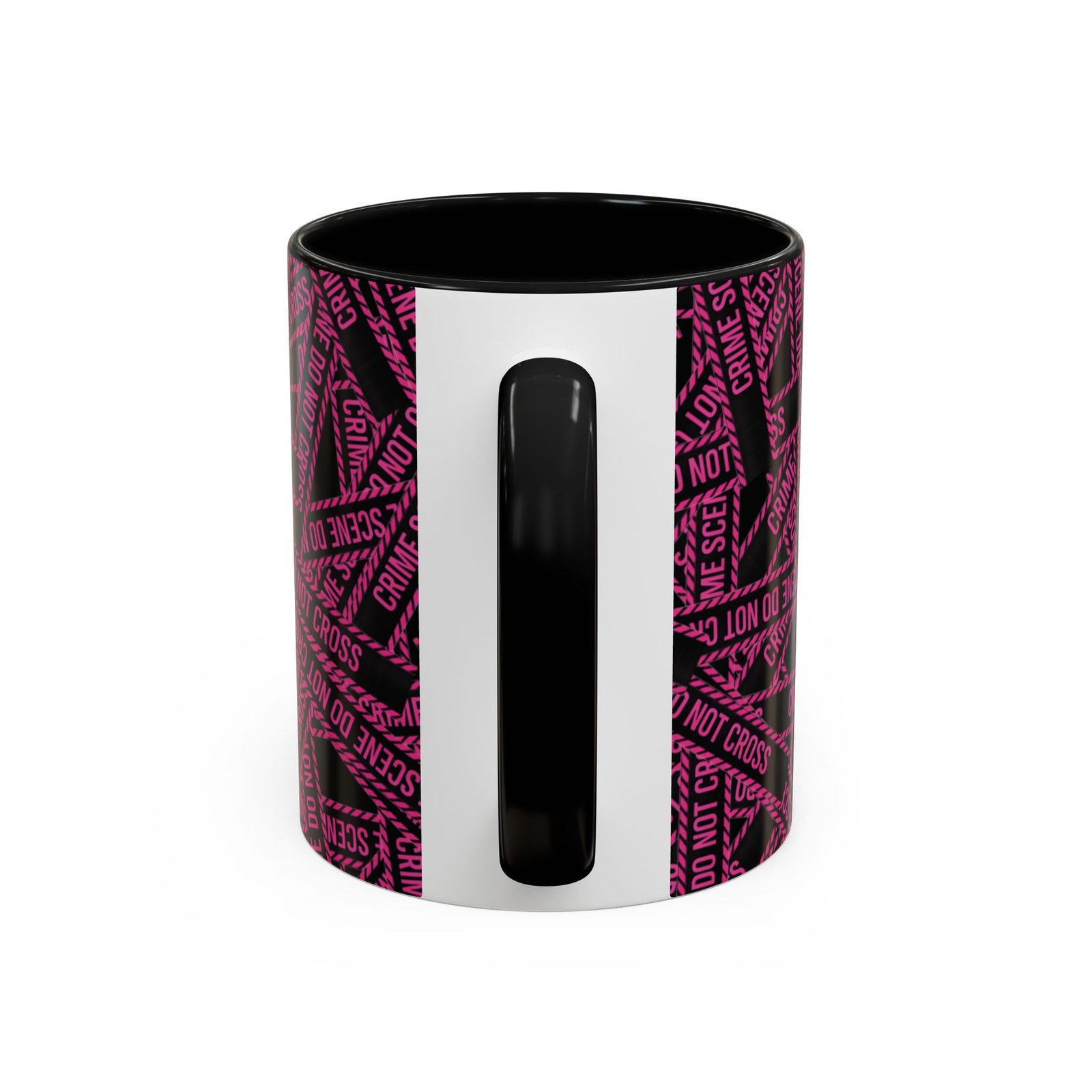 True 'Crime Scene' Tape Pattern - 'Do Not Cross' - Coffee Mug Funny - Coffee Cup (11/15oz) - Image 4