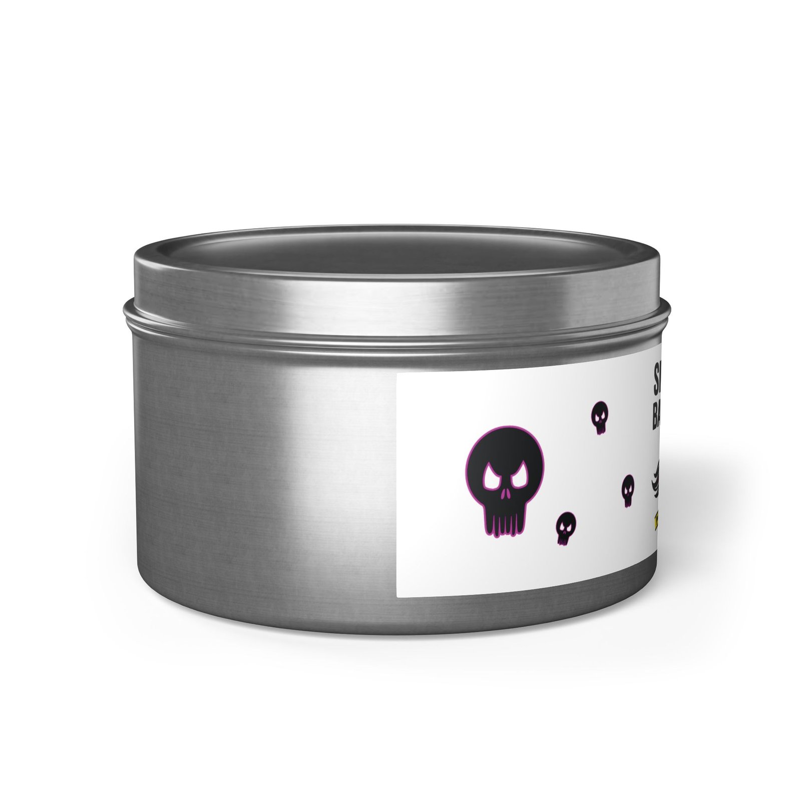 Tin Candle - 'Smells Like Bad Decisions' Scented Tin Candle with Skull Design - Image 46