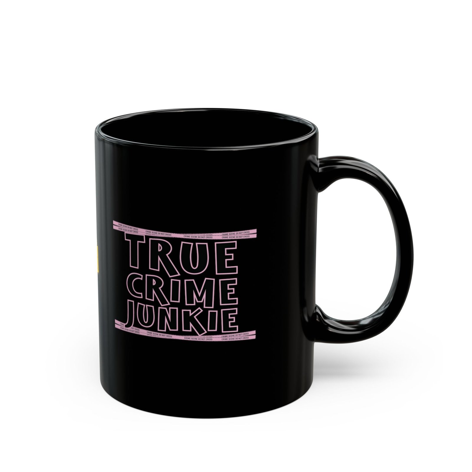 True Crime Junkie Black Mug - 11oz/15oz Case File - Coffee Cup - Image 2