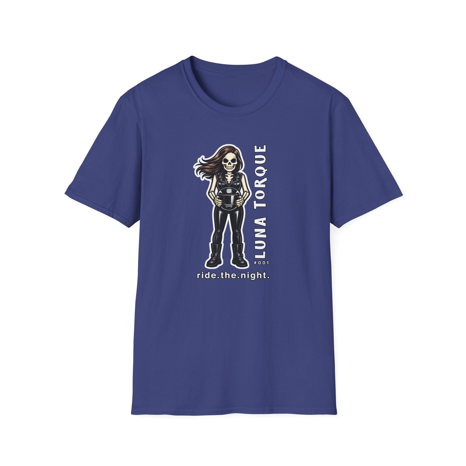 Luna Torque #001 - Collectible - ride.the.night. - Motorcycle T-Shirt - Skeleton Doll - Outlaw Babes Ride Tee - Image 15