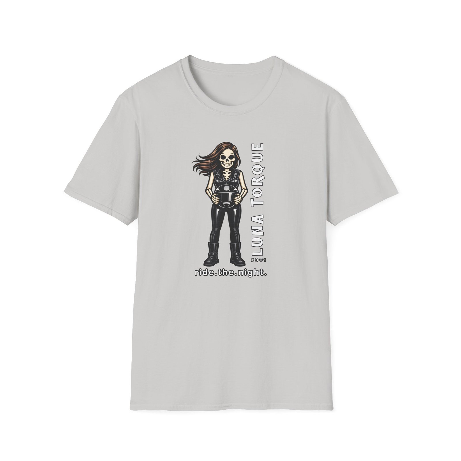 Luna Torque #001 - Collectible - ride.the.night. - Motorcycle T-Shirt - Skeleton Doll - Outlaw Babes Ride Tee - Image 13