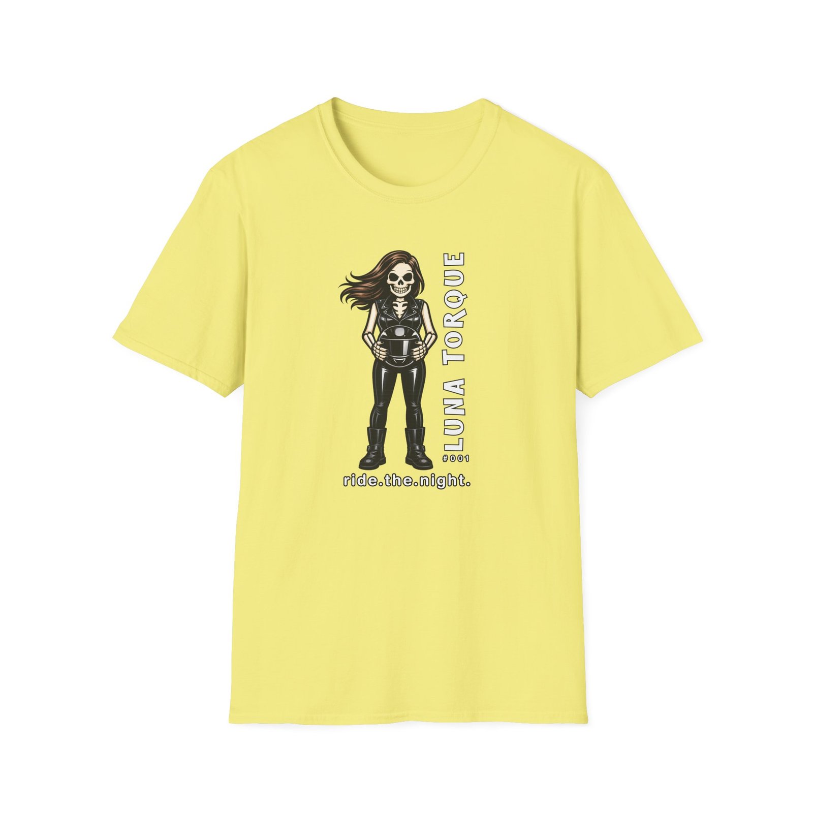 Luna Torque #001 - Collectible - ride.the.night. - Motorcycle T-Shirt - Skeleton Doll - Outlaw Babes Ride Tee - Image 12