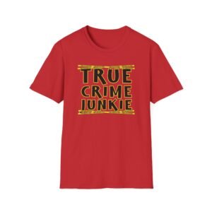 True Crime Junkie T-Shirt - Crime Scene Tape Tee - Do Not Cross - Outlaw Babes