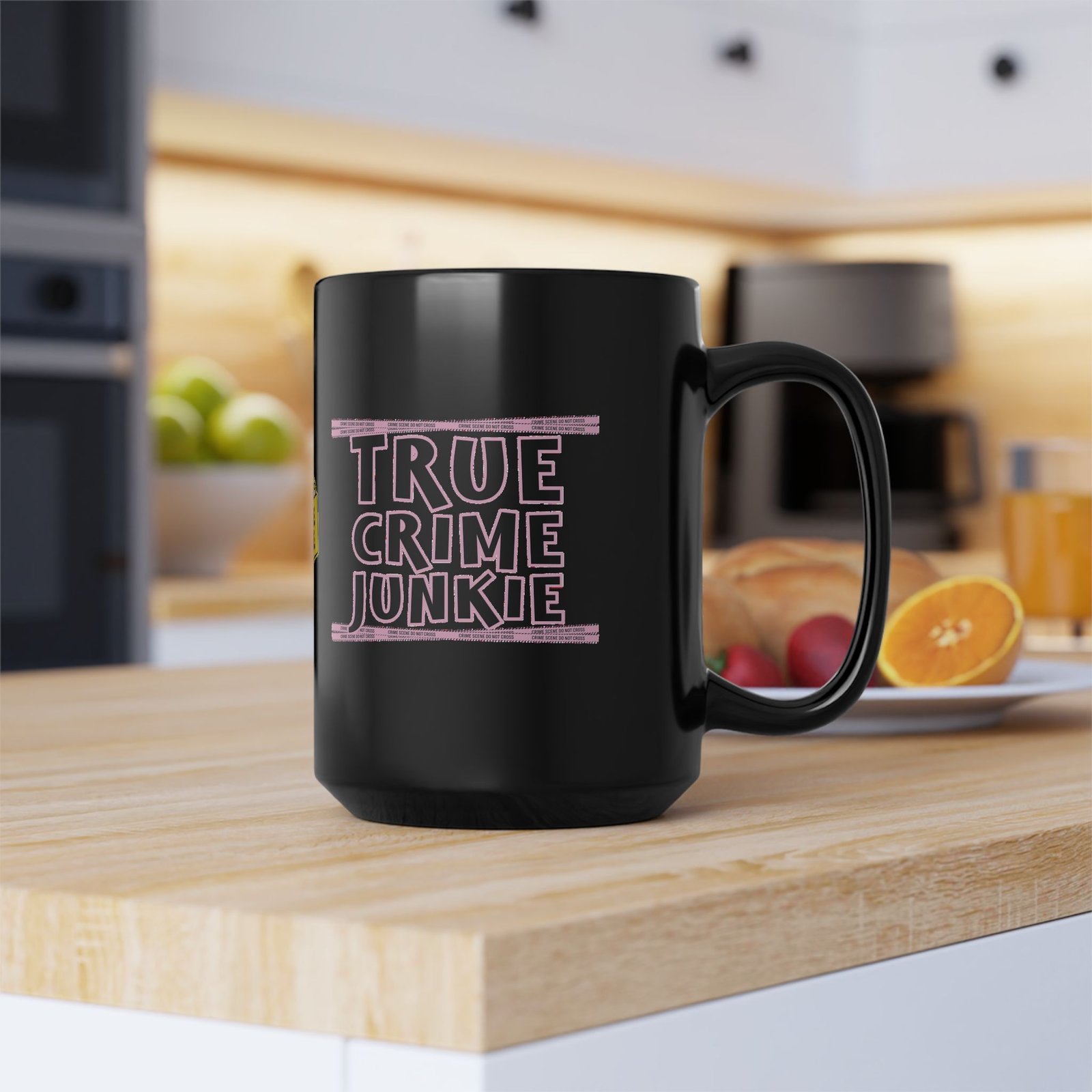 True Crime Junkie Black Mug - 11oz/15oz Case File - Coffee Cup - Image 9