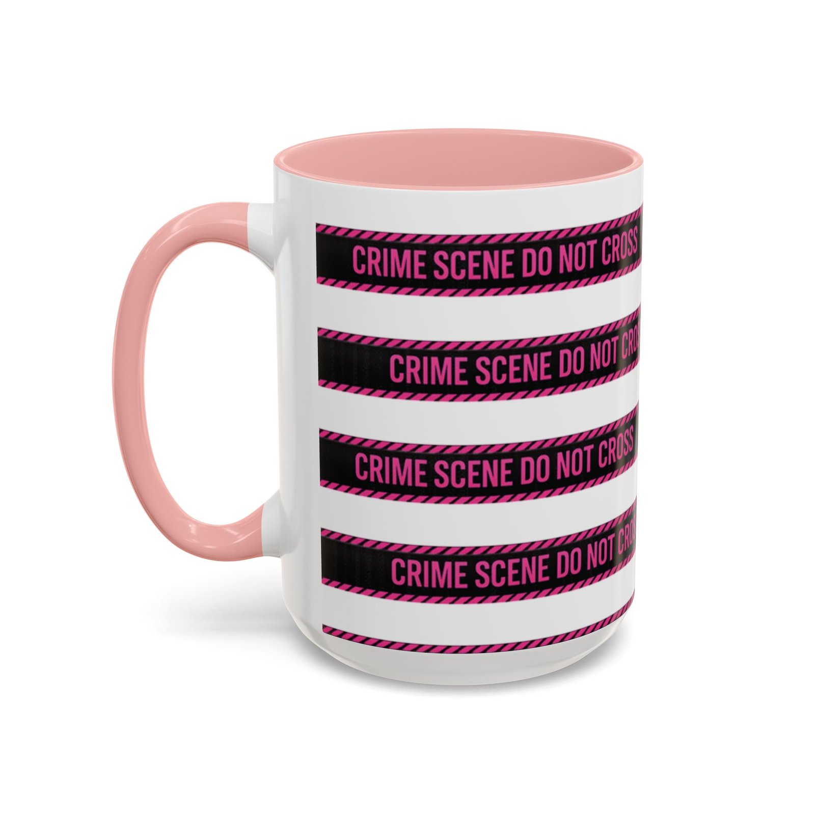 True 'Crime Scene' Tape - 'Do Not Cross' - Coffee Mug Funny - Coffee Cup (11/15oz) - Image 5