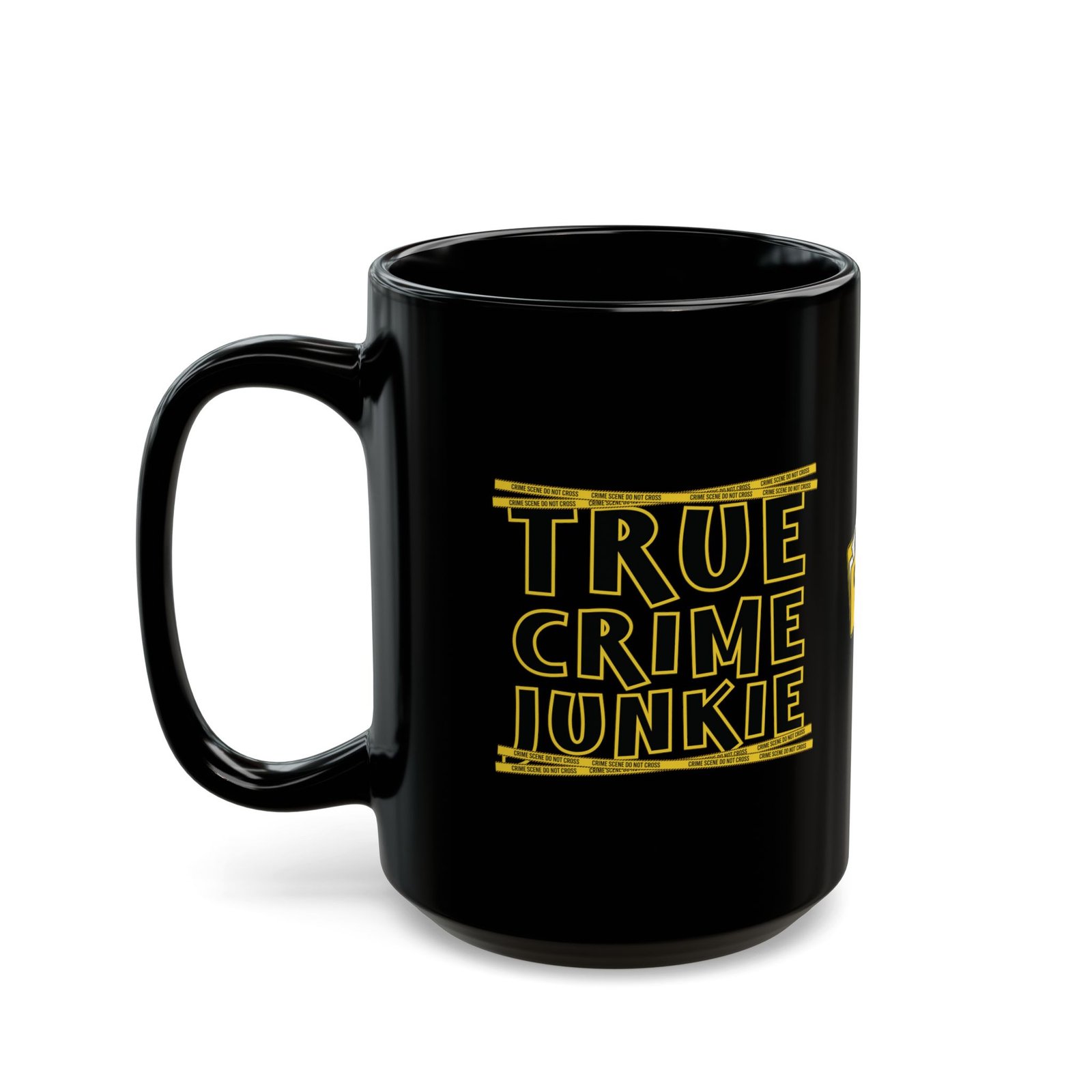 True Crime Junkie Black Mug - 11oz/15oz Case File - Coffee Cup - Image 9
