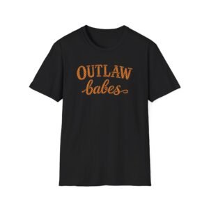Outlaw Babes - Motorcycle T-Shirt - Rope Look - Biker Vintage Ride Tee