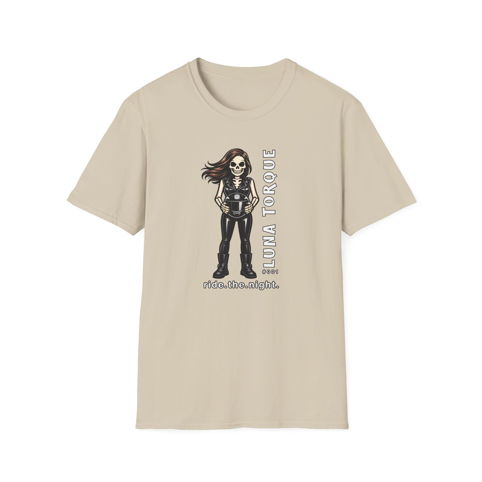 Luna Torque #001 - Collectible - ride.the.night. - Motorcycle T-Shirt - Skeleton Doll - Outlaw Babes Ride Tee - Image 17
