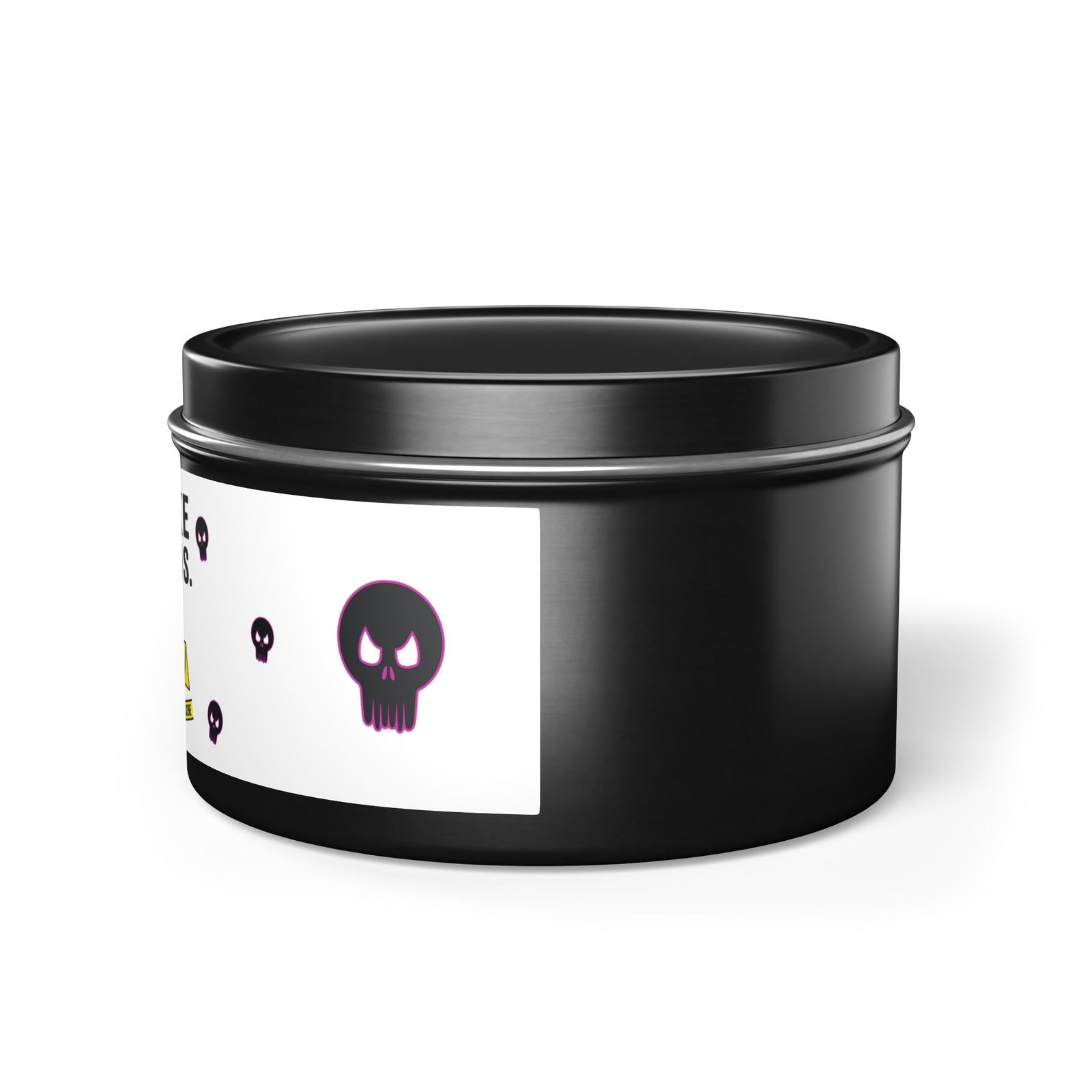 Tin Candle - 'Smells Like Bad Decisions' Scented Tin Candle with Skull Design - Image 31