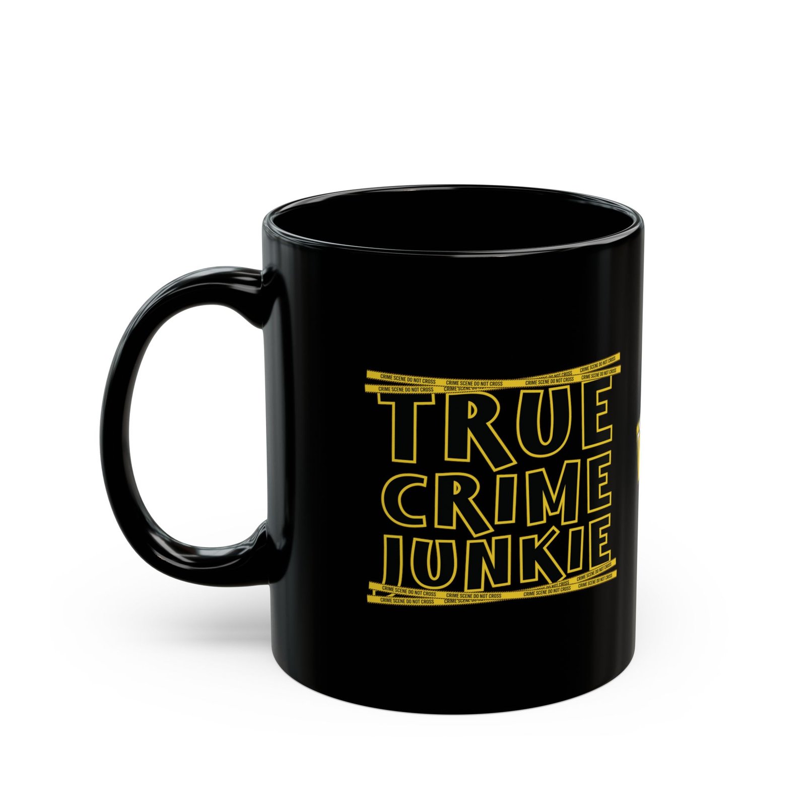 True Crime Junkie Black Mug - 11oz/15oz Case File - Coffee Cup - Image 4