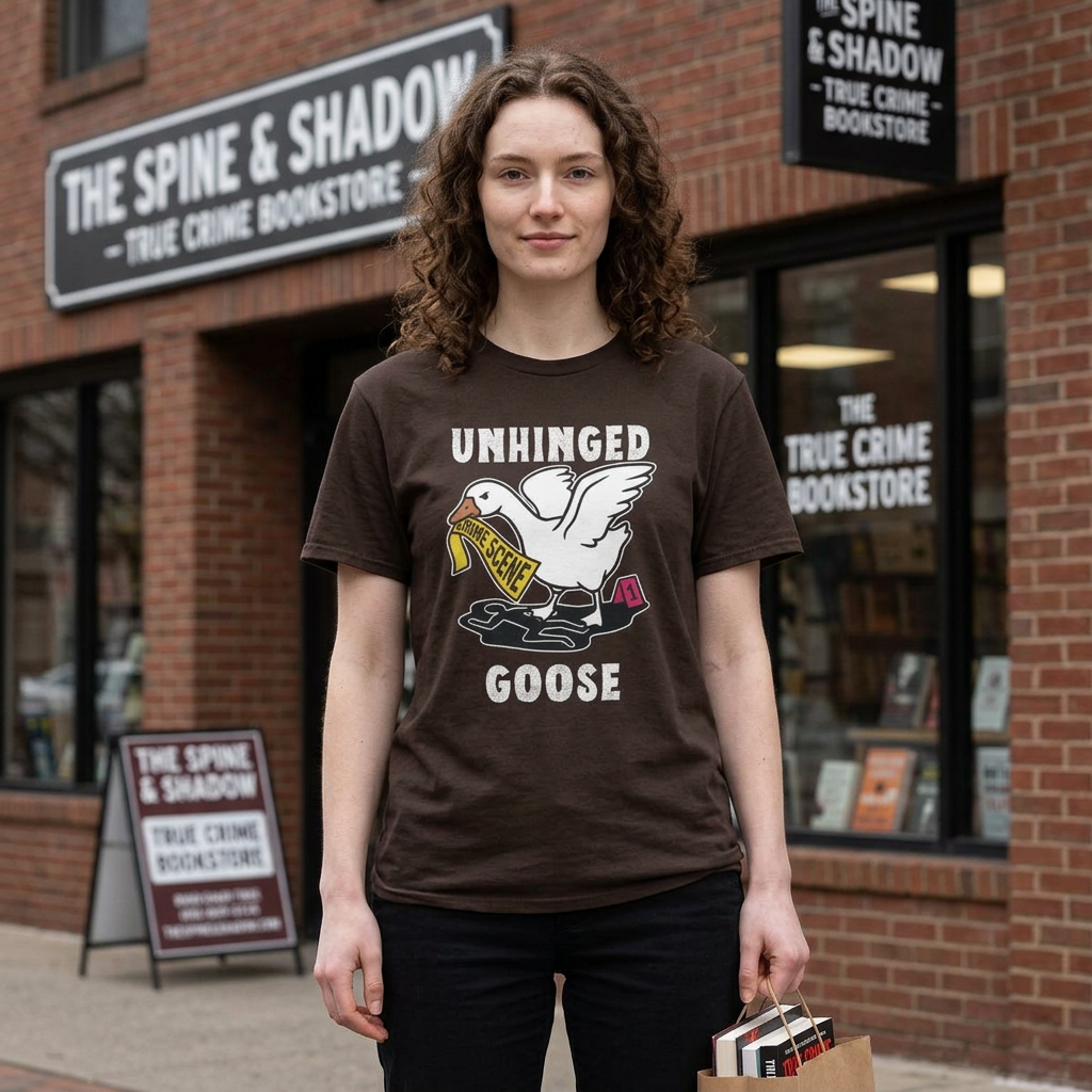 True Crime T-Shirt - Crime Scene - Unhinged Goose - Choice of Colors - Outlaw Babes