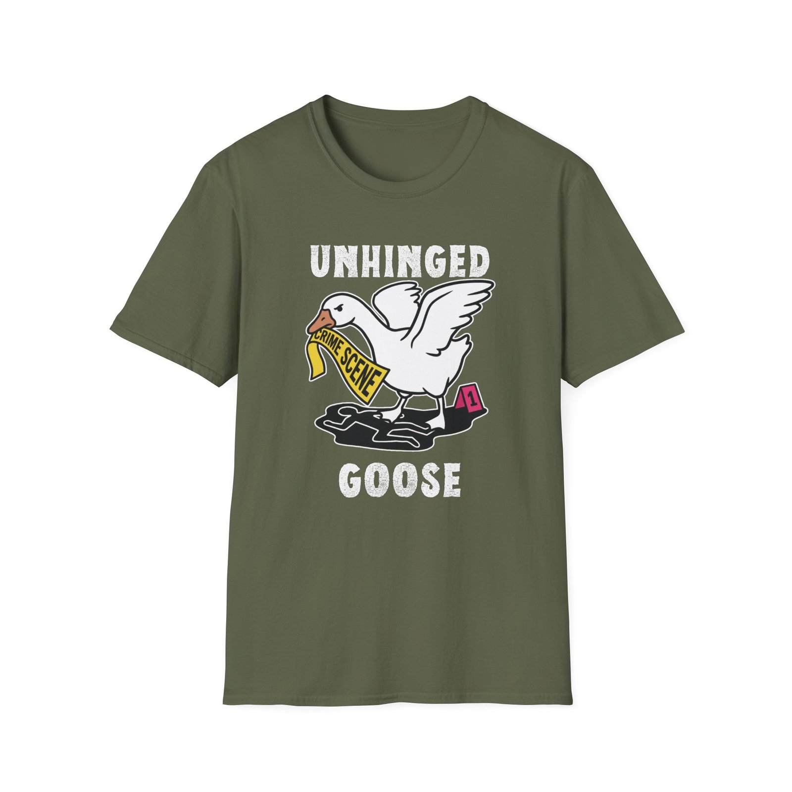 True Crime T-Shirt - Crime Scene - Unhinged Goose - Choice of Colors - Outlaw Babes - Image 10
