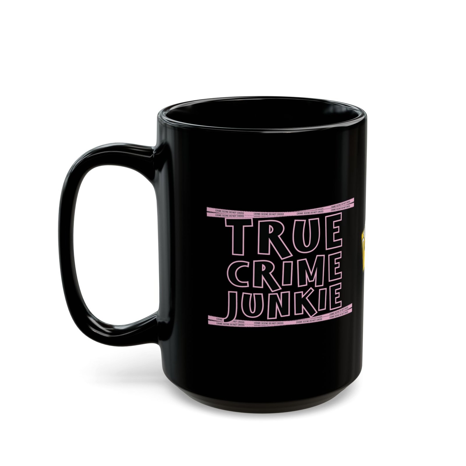 True Crime Junkie Black Mug - 11oz/15oz Case File - Coffee Cup - Image 8