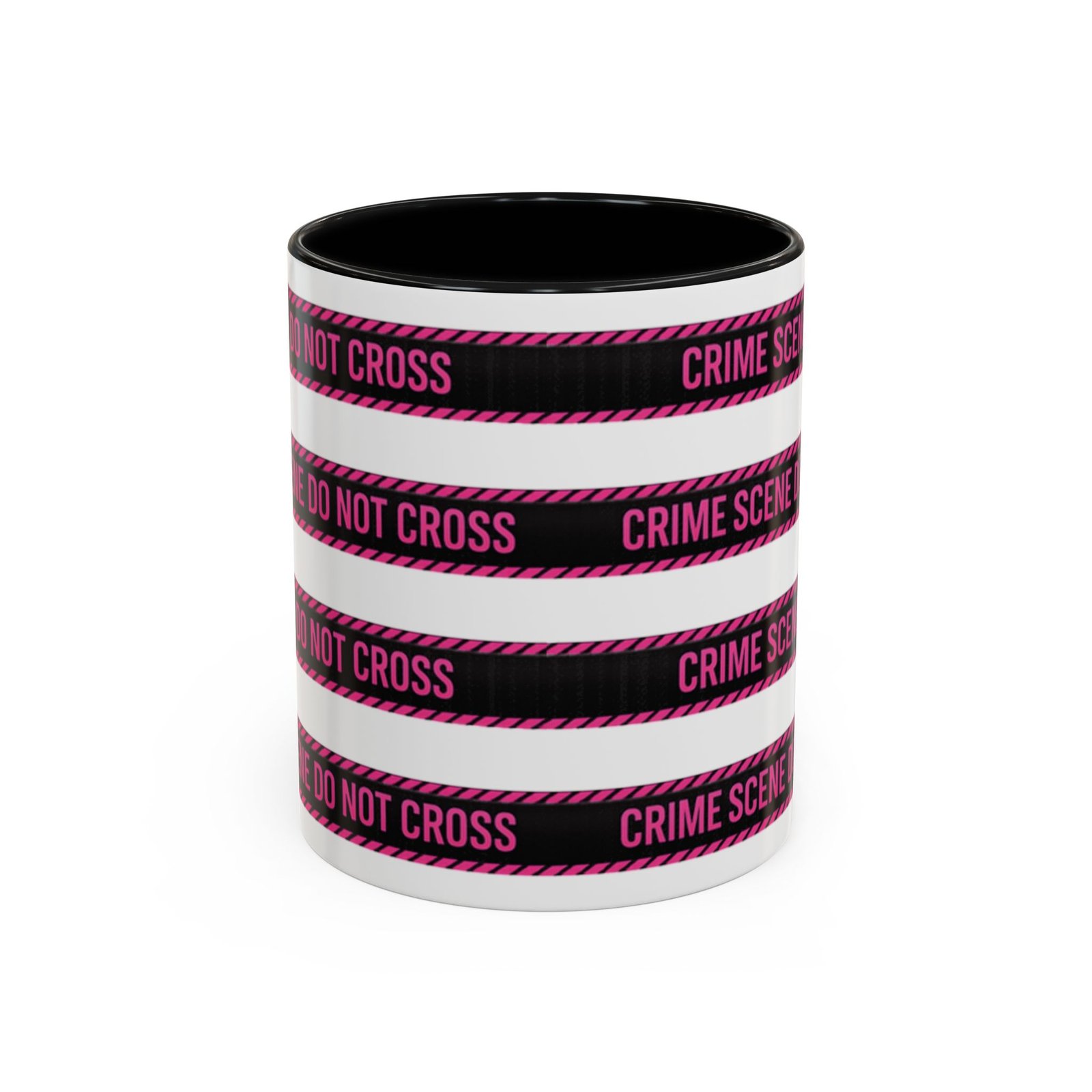 True 'Crime Scene' Tape - 'Do Not Cross' - Coffee Mug Funny - Coffee Cup (11/15oz) - Image 3