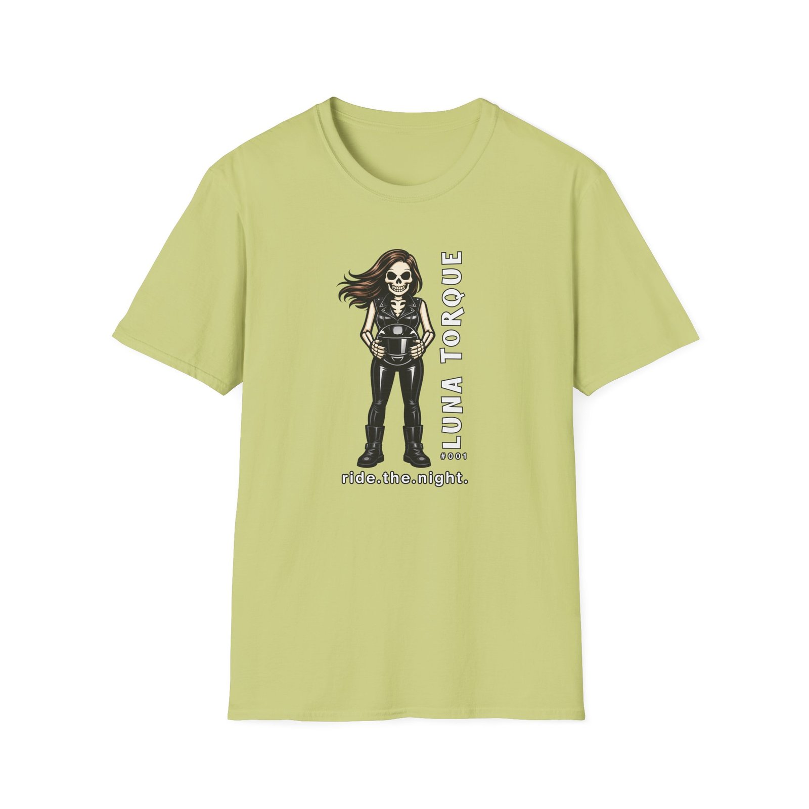Luna Torque #001 - Collectible - ride.the.night. - Motorcycle T-Shirt - Skeleton Doll - Outlaw Babes Ride Tee - Image 10