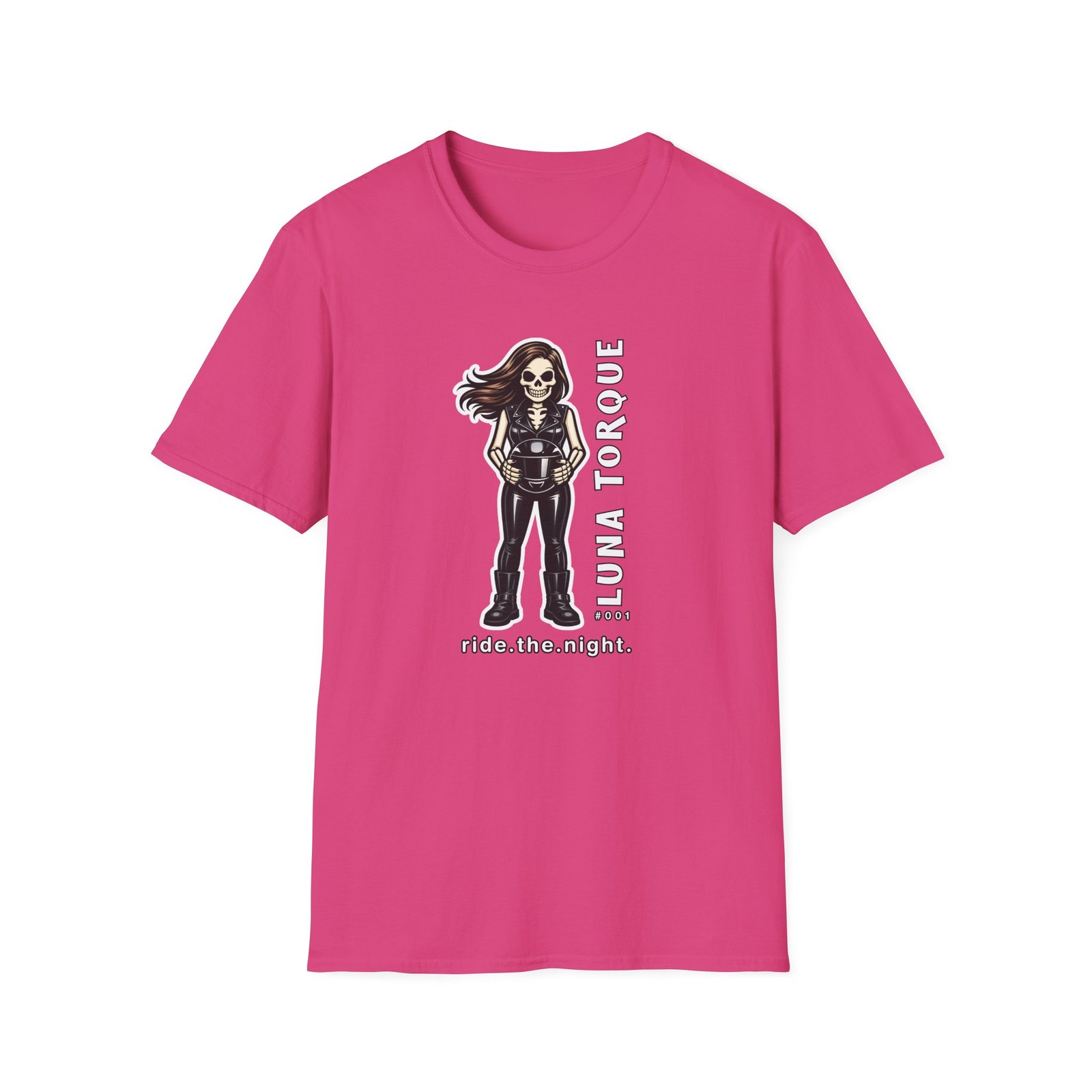 Luna Torque #001 - Collectible - ride.the.night. - Motorcycle T-Shirt - Skeleton Doll - Outlaw Babes Ride Tee - Image 8