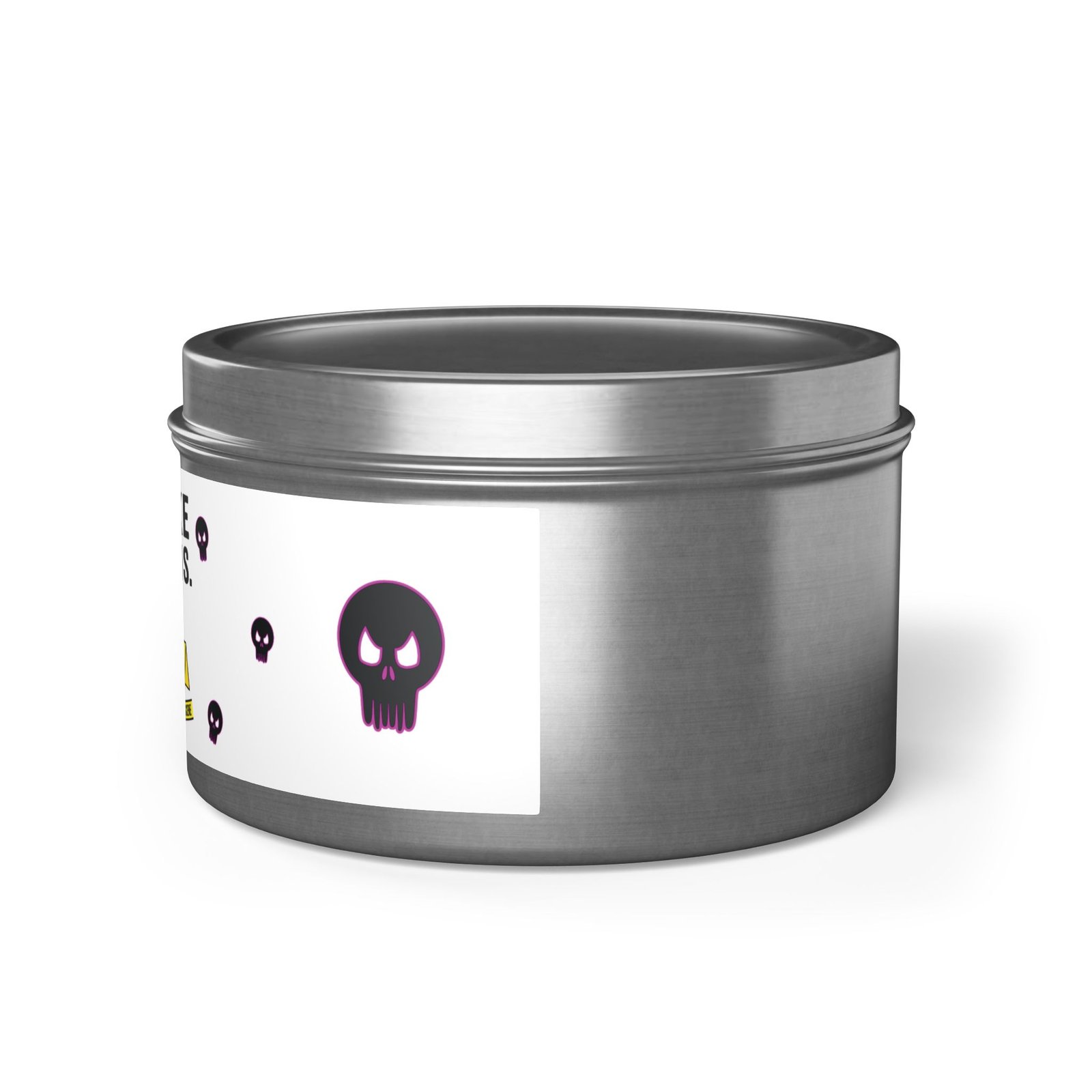Tin Candle - 'Smells Like Bad Decisions' Scented Tin Candle with Skull Design - Image 119