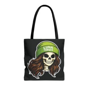 Tote Bag - Luna Torque - Skeleton Doll Wearing a Beanie - Collectible