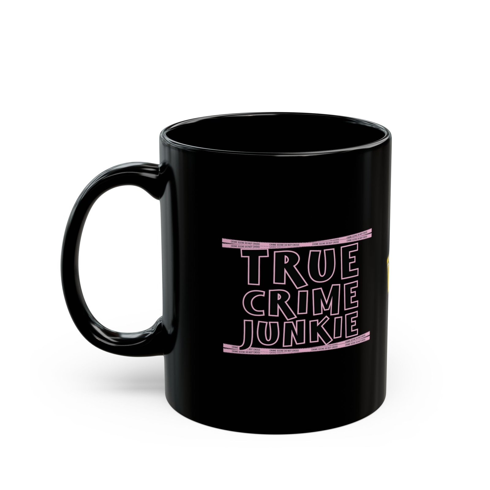 True Crime Junkie Black Mug - 11oz/15oz Case File - Coffee Cup - Image 4