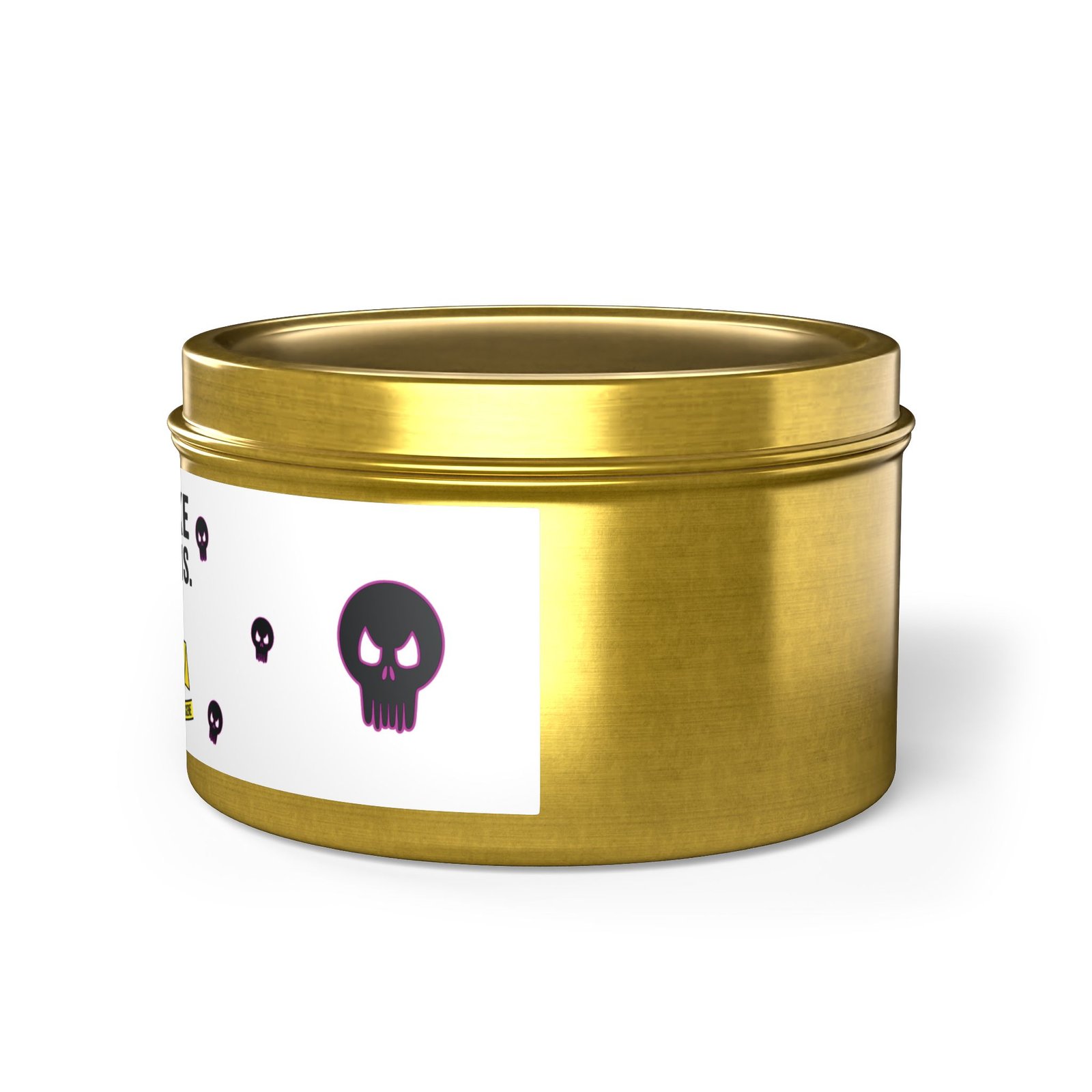 Tin Candle - 'Smells Like Bad Decisions' Scented Tin Candle with Skull Design - Image 87