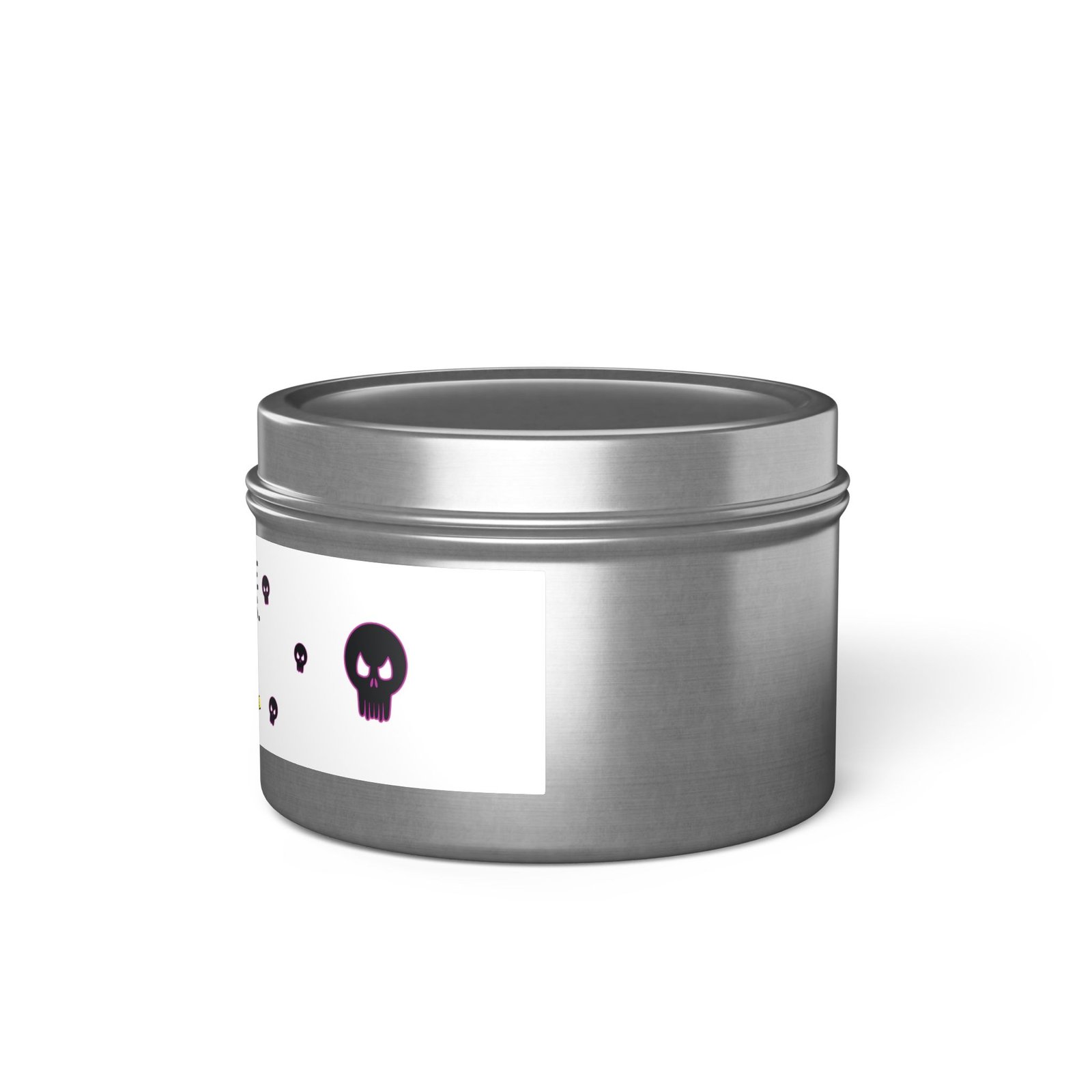 Tin Candle - 'Smells Like Bad Decisions' Scented Tin Candle with Skull Design - Image 21