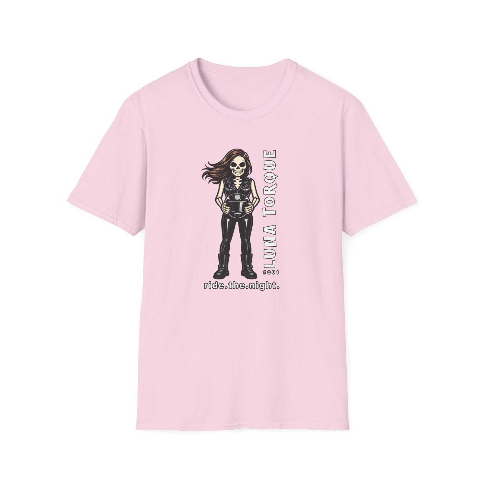 Luna Torque #001 - Collectible - ride.the.night. - Motorcycle T-Shirt - Skeleton Doll - Outlaw Babes Ride Tee - Image 19