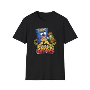 True Crime T-Shirt - Crime Scene - Snack Suspect - Chips - Choice of Colors - Outlaw Babes